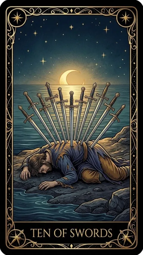 Десятка Мечів (Ten of Swords)