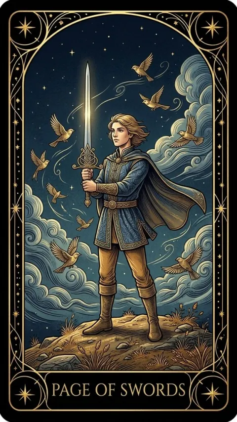 Паж Мечів (Page of Swords)