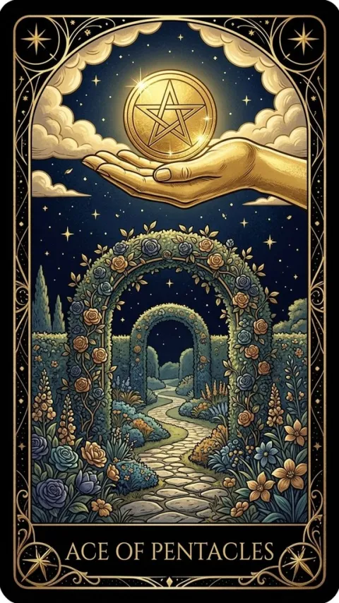 Туз Пентаклів (Ace of Pentacles)